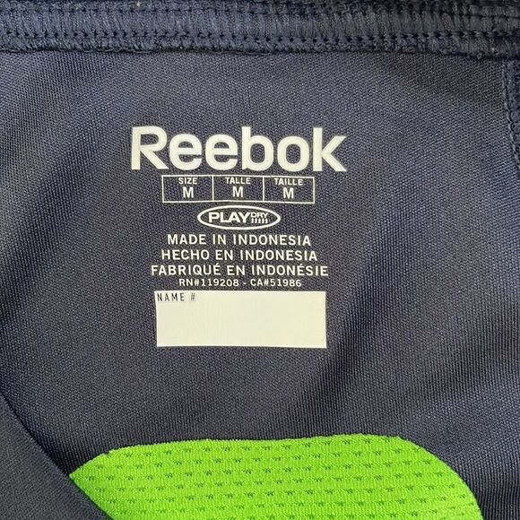 Seattle Seahawks Reebok Dri fit long sleeve shirt. Size Medium. NFL. - Picture 3 of 4
